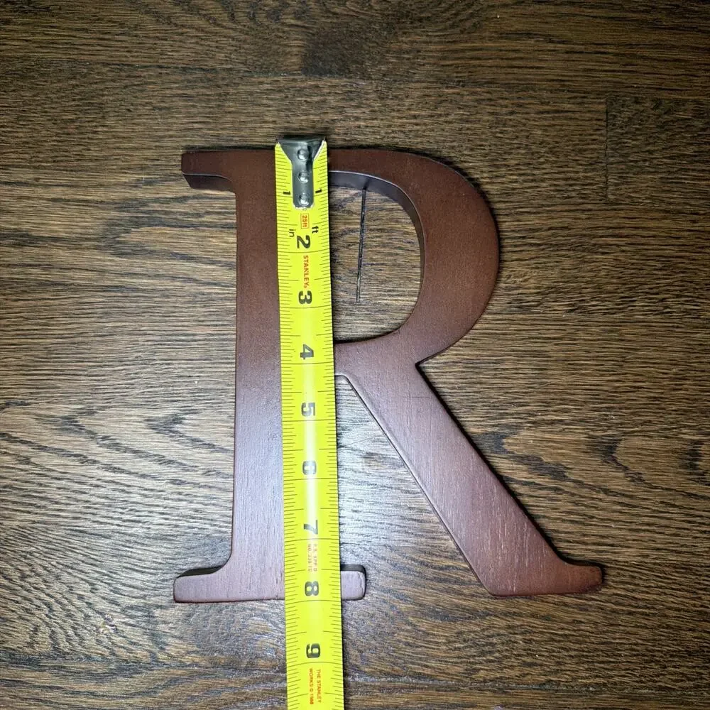 Pottery Barn Kids 8 Inch Expresso Letter R Wall Decor